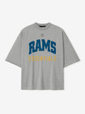 Fear Of God Essentials Rams 90s 3/4 Sleeve Football Tee
