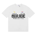 Rhude Yacht Club Regatta Flag Logo White Oversized T‑Shirt